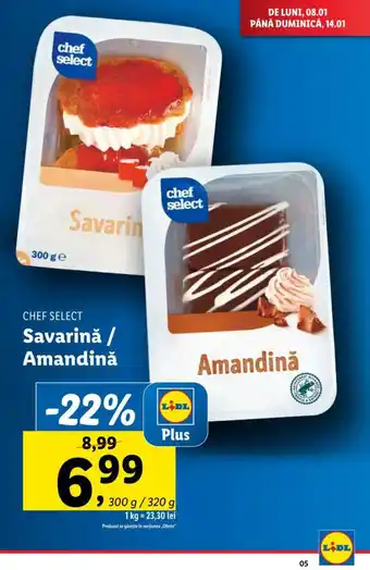 CHEF SELECT Savarină / Amandină