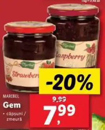 Lidl MARIBEL Gem Ofertă