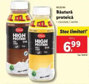Lidl MILBONA Băutură proteică Ofertă
