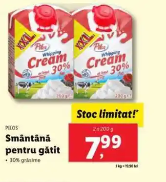 PILOS Smântână pentru gătit