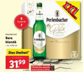 Lidl PERLENBACHER Bere blondă Ofertă