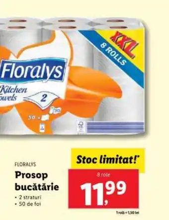 Lidl FLORALYS Prosop bucătărie Ofertă