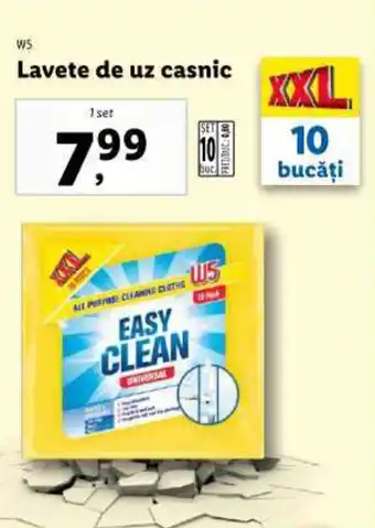 Lidl W5 Lavete de uz casnic Ofertă
