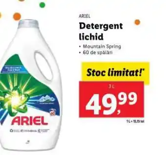 Lidl ARIEL Detergent lichid Ofertă