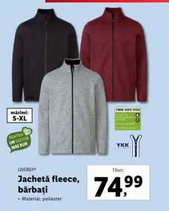 Lidl Jachetă fleece, bărbaţi Ofertă