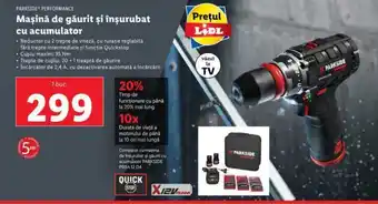 Lidl Maşină de găurit şi înşurubat cu acumulator Ofertă
