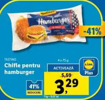 Lidl TASTINO Chifle pentru hamburger Ofertă