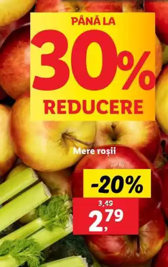 Lidl Mere roşii Ofertă