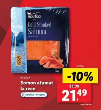 Lidl NAUTICA Somon afumat la rece Ofertă