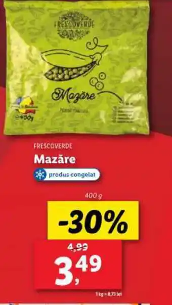 Lidl FRESCOVERDE Mazăre Ofertă