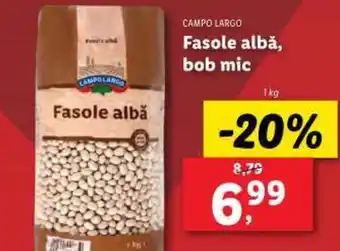 Lidl CAMPO LARGO Fasole albă, bob mic Ofertă