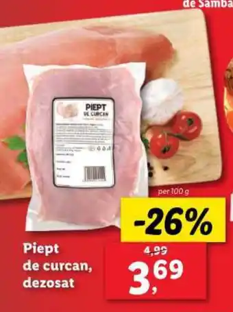 Lidl Piept de curcan, dezosat Ofertă