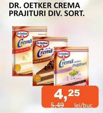 Unicarm DR. OETKER CREMA PRAJITURI DIV. SORT. Ofertă