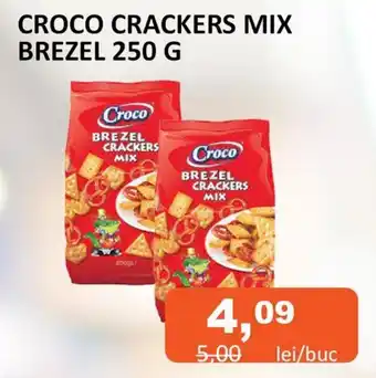 Unicarm CROCO CRACKERS MIX BREZEL 250 G Ofertă