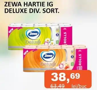 Unicarm ZEWA HARTIE IG DELUXE DIV. SORT. Ofertă