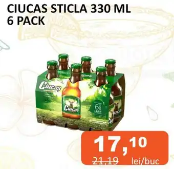 Unicarm CIUCAS STICLA 330 ML 6 PACK Ofertă