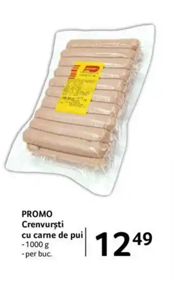 Selgros PROMO Crenvurști cu carne de pui Ofertă