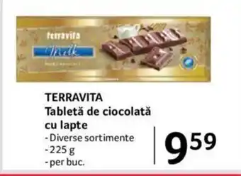 Selgros TERRAVITA Tabletă de ciocolată cu lapte Ofertă