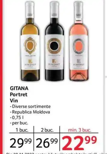 Selgros GITANA Portret Vin Ofertă