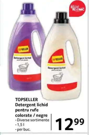 Selgros TOPSELLER Detergent lichid pentru rufe colorate / negre Ofertă