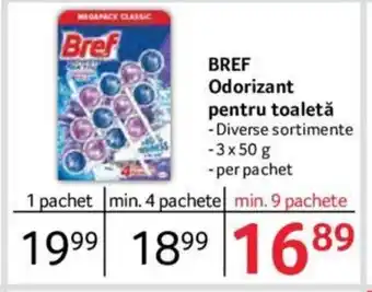 Selgros BREF Odorizant pentru toaletă Ofertă