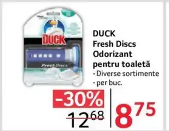 Selgros DUCK Fresh Discs Odorizant pentru toaletă Ofertă