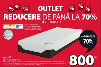 JYSK GOLD F120 SALTEA DIN SPUMĂ Ofertă