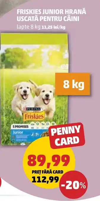Penny FRISKIES JUNIOR HRANĂ USCATĂ PENTRU CÂINI Ofertă