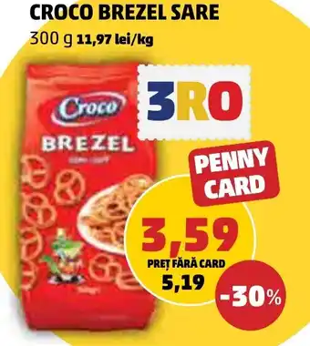 Penny CROCO BREZEL SARE Ofertă