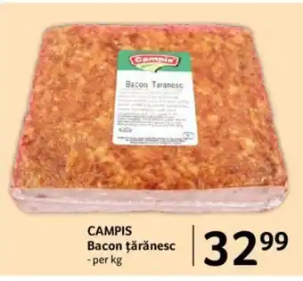 Selgros CAMPIS Bacon ţărănesc Ofertă