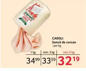Selgros CAROLI Şuncă de curcan Ofertă