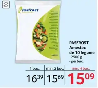 Selgros PASFROST Amestec de 10 legume Ofertă