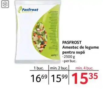 Selgros PASFROST Amestec de legume pentru supă Ofertă