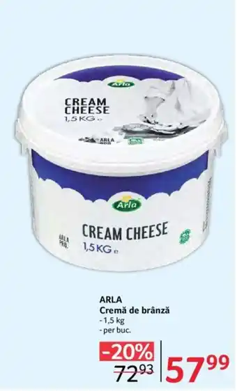 Selgros ARLA Cremă de brânză Ofertă