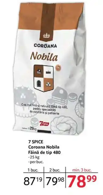 Selgros 7 SPICE Coroana Nobila Făină de tip 480 Ofertă