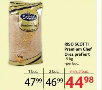 Selgros RISO SCOTTI Premium Chef Orez prefiert Ofertă