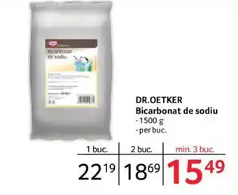 Selgros DR.OETKER Bicarbonat de sodiu Ofertă