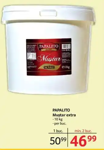 Selgros PAPALITO Muştar extra Ofertă