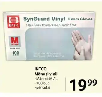 INTCO Mănuşi vinil