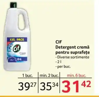 CIF Detergent cremă pentru suprafețe