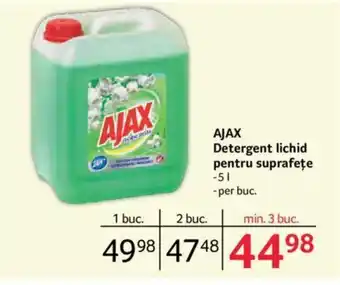 Selgros AJAX Detergent lichid pentru suprafețe Ofertă