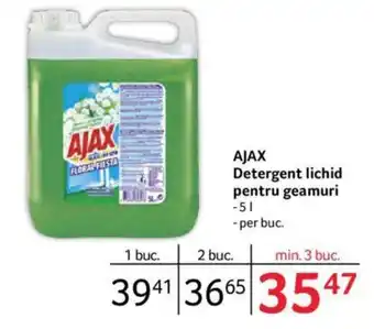 Selgros AJAX Detergent lichid pentru geamuri Ofertă