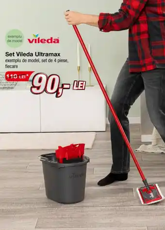 Kik Set Vileda Ultramax Ofertă