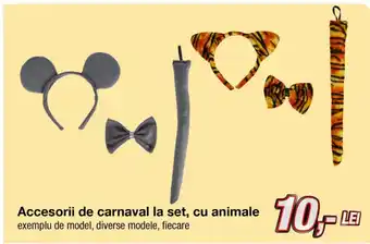 Kik Accesorii de carnaval la set, cu animale Ofertă