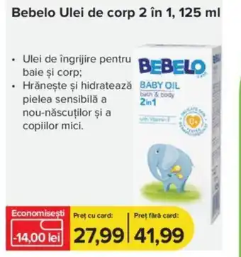 Dr.Max Bebelo Ulei de corp 2 în 1, 125 ml Ofertă