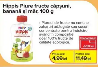 Dr.Max Hippis Piure fructe căpşuni, banană și măr, 100 g Ofertă