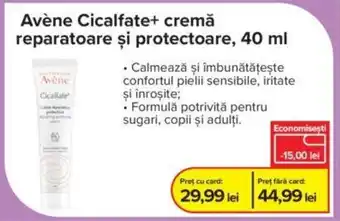 Dr.Max Avène Cicalfate+ cremă reparatoare și protectoare, 40 ml Ofertă