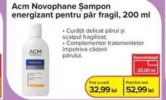 Dr.Max Acm Novophane Şampon energizant pentru păr fragil, 200 ml Ofertă