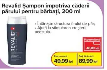 Dr.Max Revalid Şampon împotriva căderii părului pentru bărbați, 200 ml Ofertă