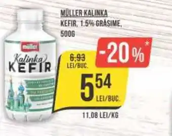 MÜLLER KALINKA KEFIR. 1.5% GRASIME. 500G